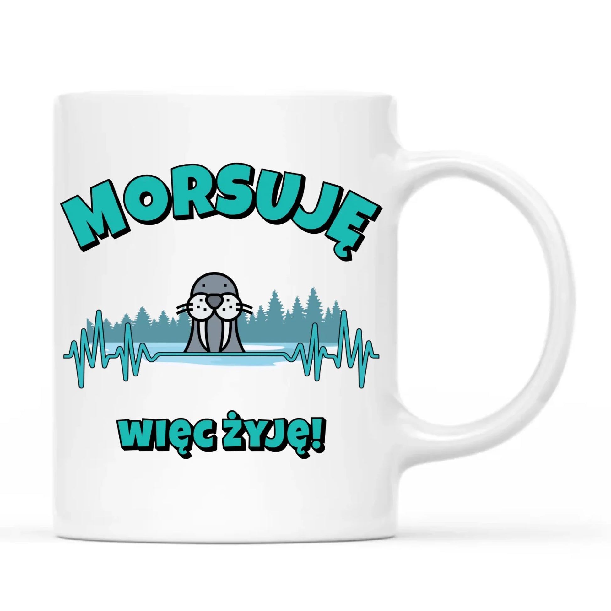 Kubek - prezent dla morsa - Morsuję więc żyję - Mors HM02 - StoryCups.pl