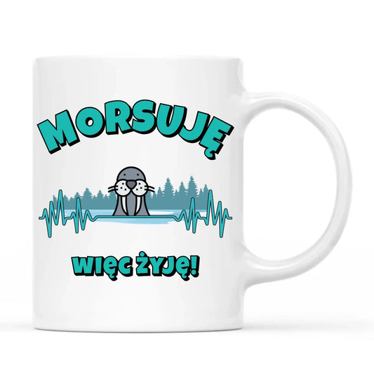 Kubek - prezent dla morsa - Morsuję więc żyję - Mors HM02 - StoryCups.pl
