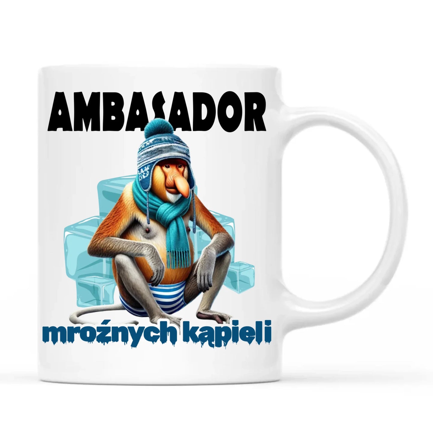 Kubek - prezent dla morsa - Janusz Nosacz Mors - Ambasador mroźnych kąpieli HM03 - StoryCups.pl