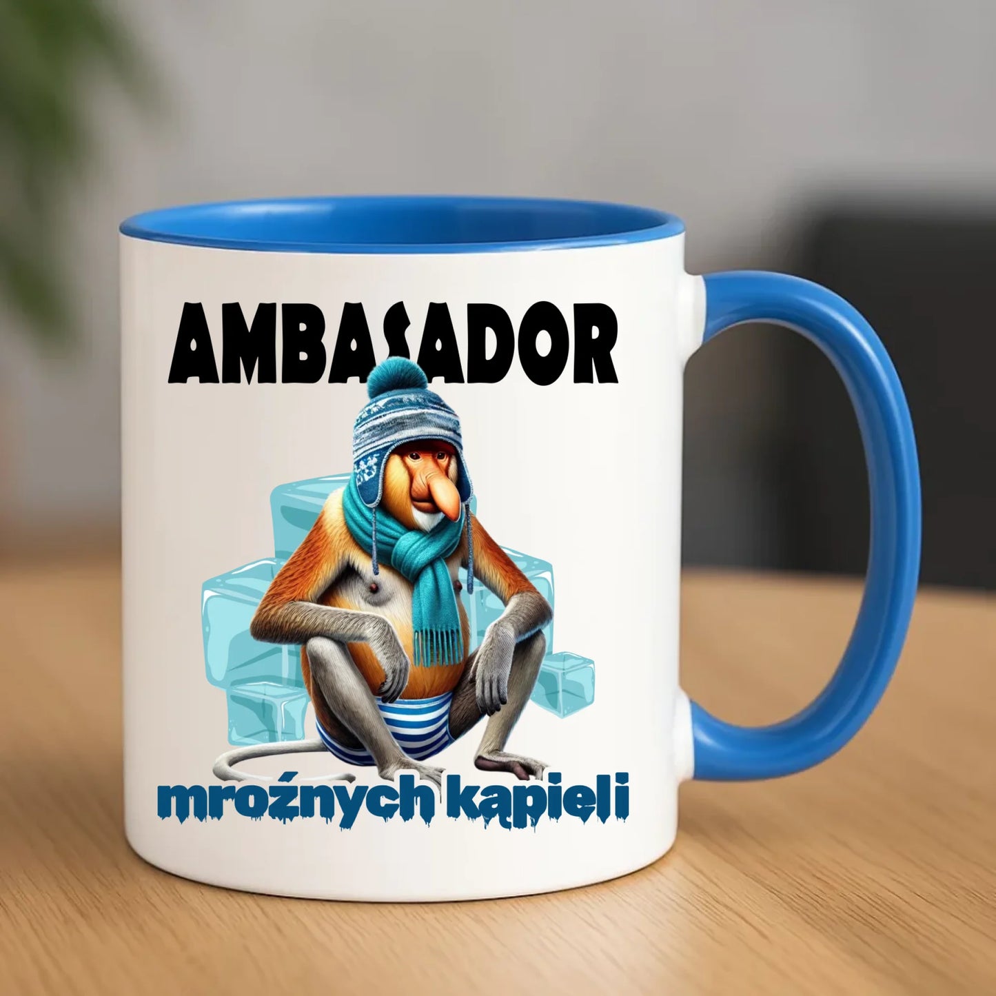 Kubek - prezent dla morsa - Janusz Nosacz Mors - Ambasador mroźnych kąpieli HM03 - StoryCups.pl