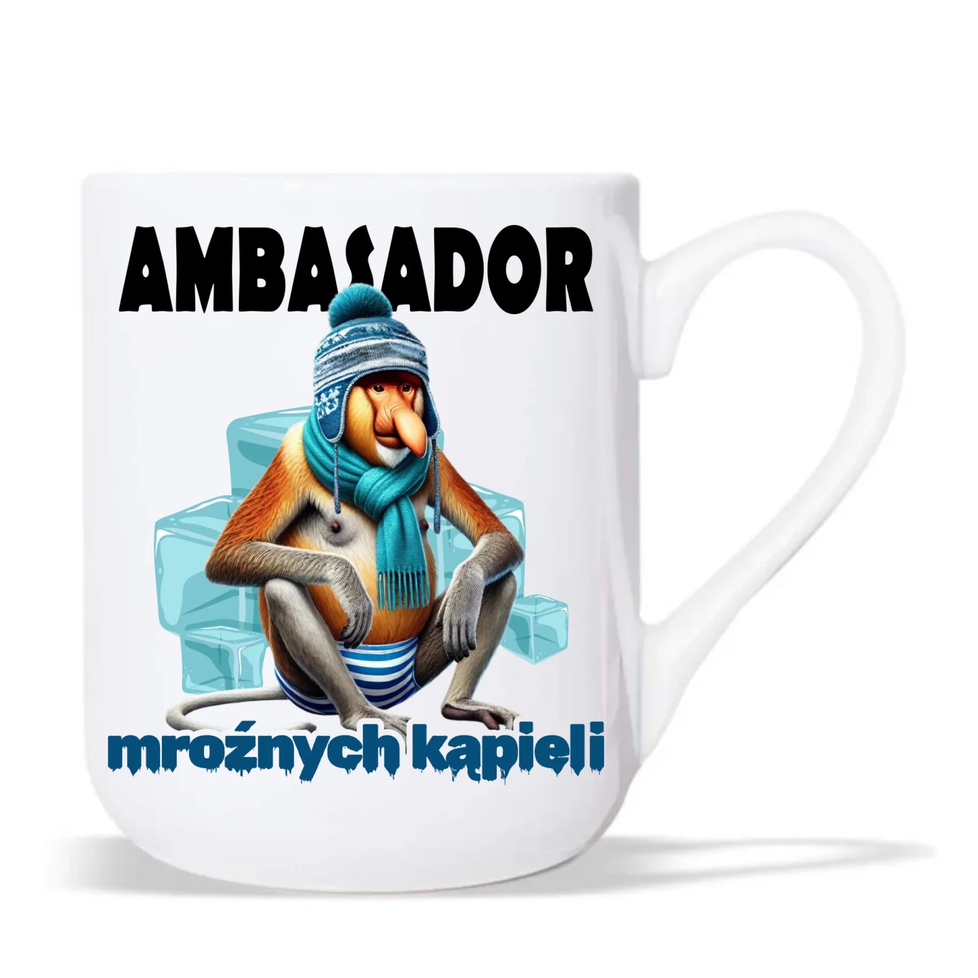 Kubek elegant - prezent dla morsa - Janusz Nosacz Mors - Ambasador mroźnych kąpieli HM03 - StoryCups.pl