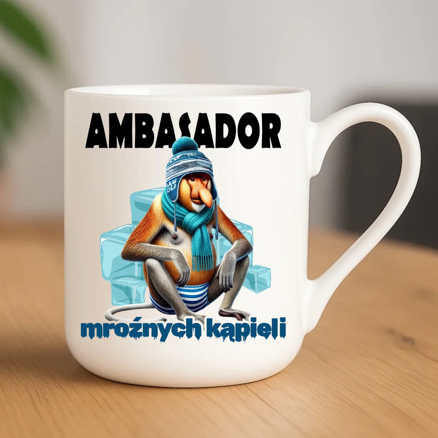 Kubek elegant - prezent dla morsa - Janusz Nosacz Mors - Ambasador mroźnych kąpieli HM03 - StoryCups.pl