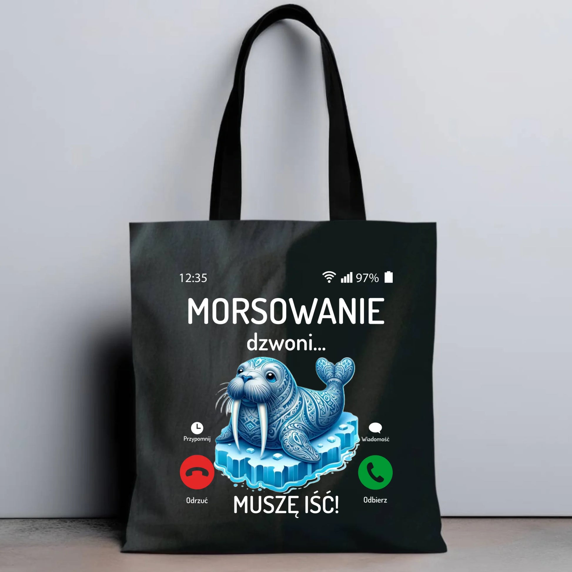 Torba - prezent dla morsa - Morsowanie dzwoni muszę iść - Mors HM04 - StoryCups.pl