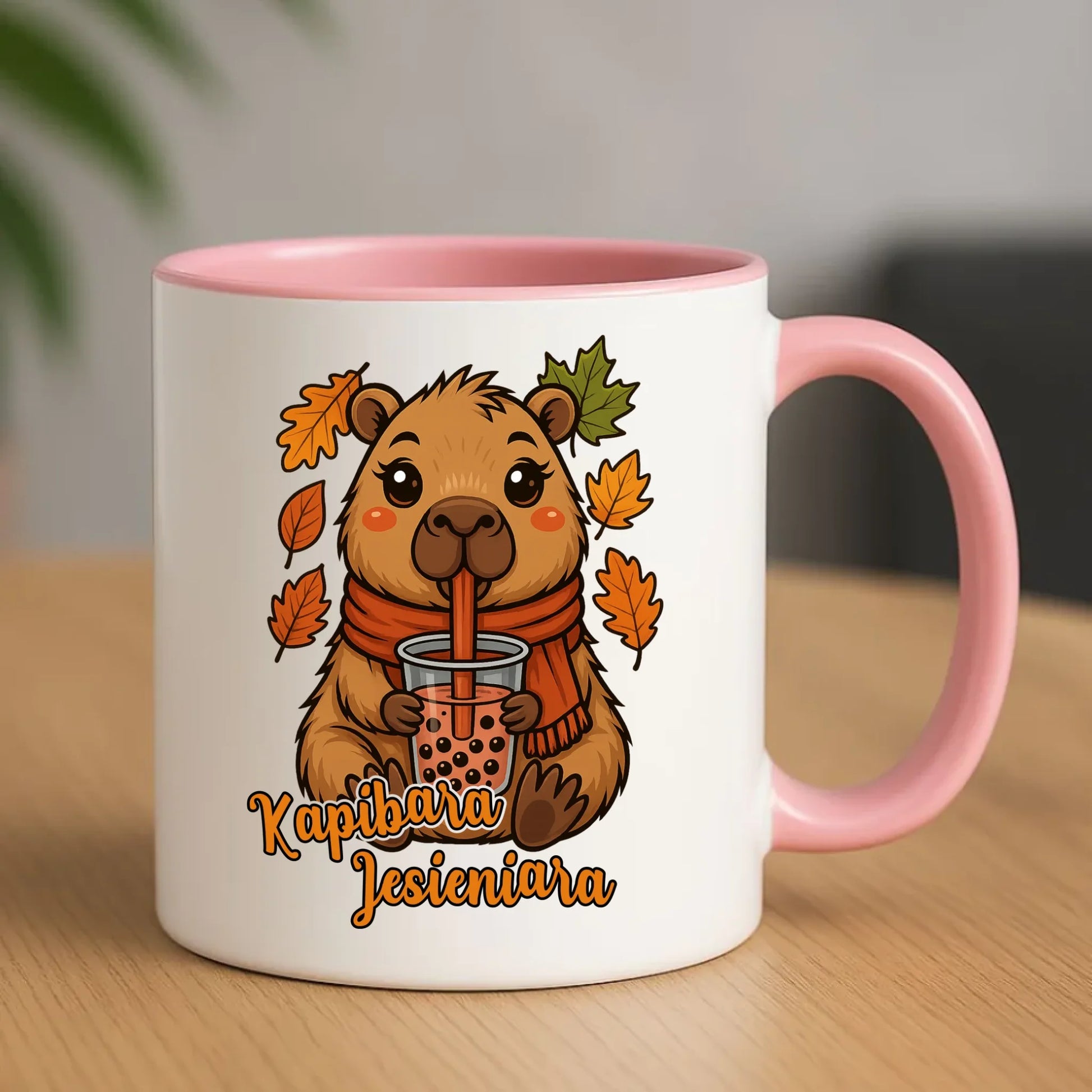 Kubek jesienny - Kapibara Jesieniara JS19 - StoryCups.pl