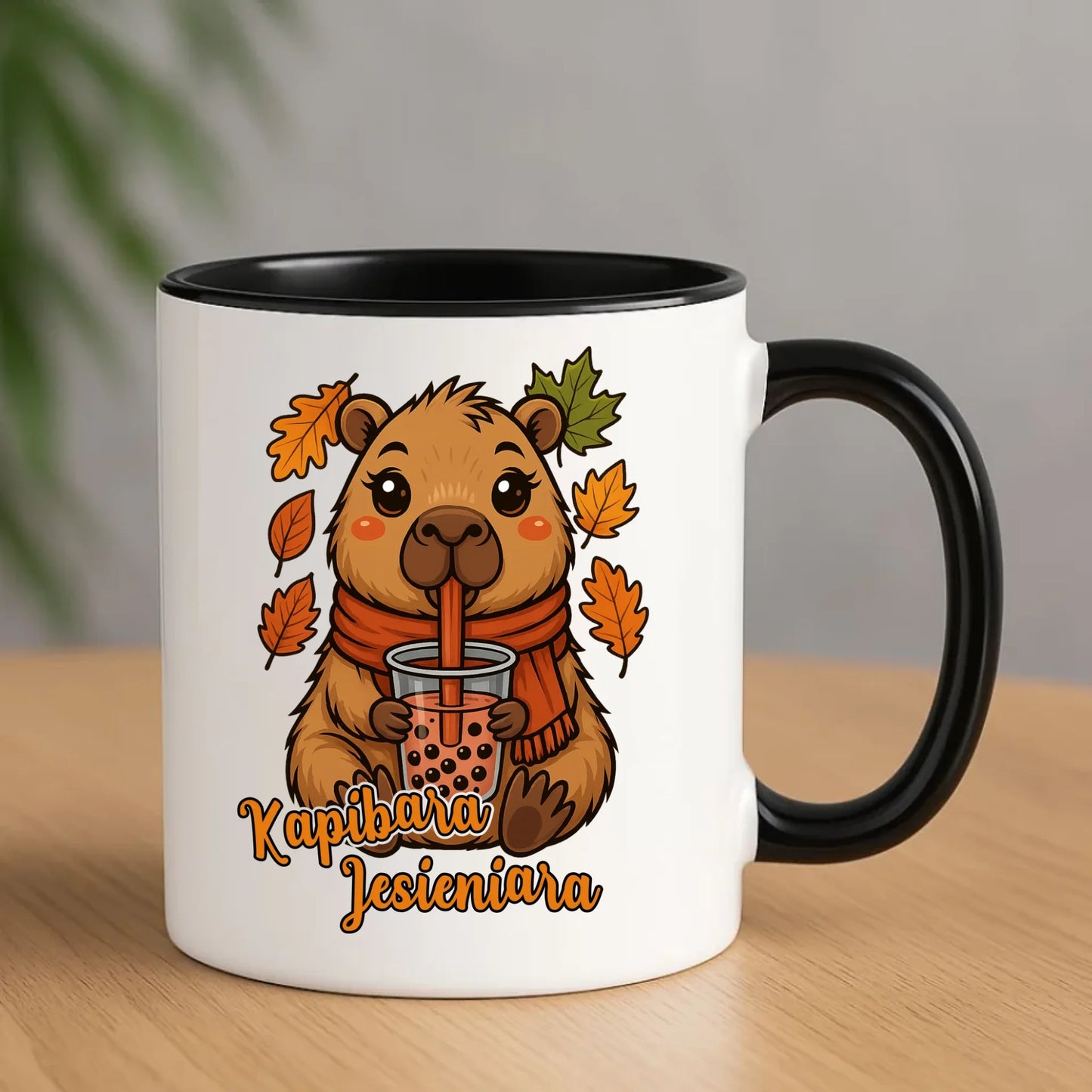 Kubek jesienny - Kapibara Jesieniara JS19 - StoryCups.pl