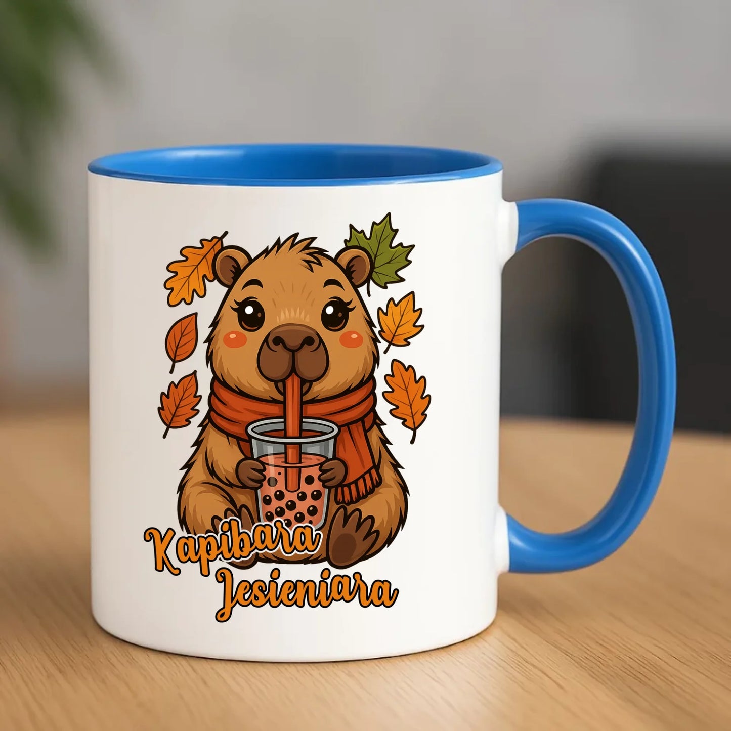 Kubek jesienny - Kapibara Jesieniara JS19 - StoryCups.pl