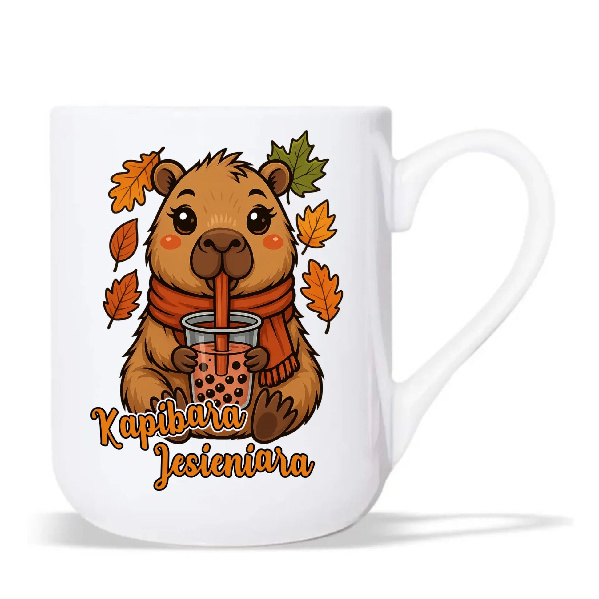 Kubek elegant jesienny - Kapibara Jesieniara JS19 - StoryCups.pl