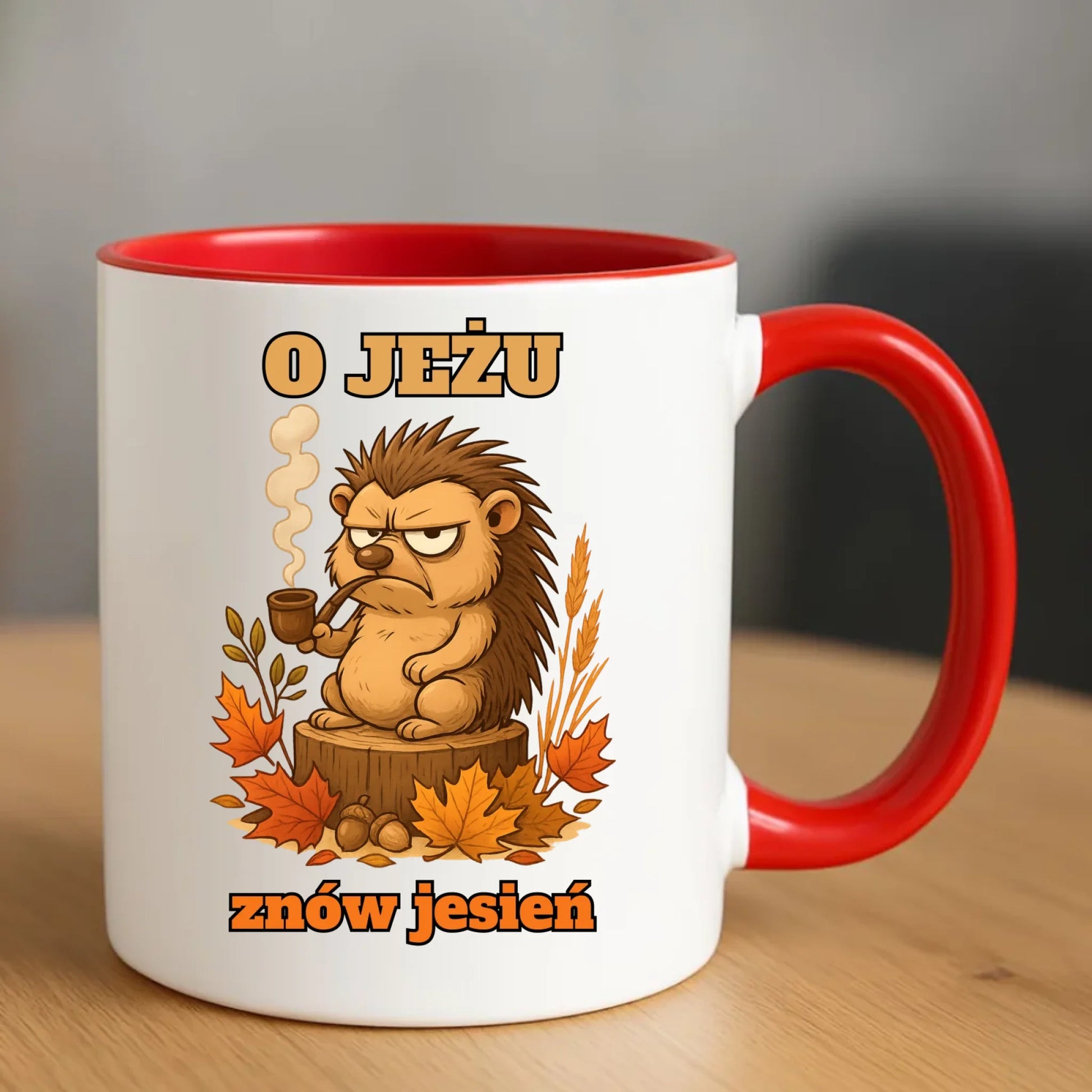 Kubek jesienny - O jeżu znów jesień JS20 - StoryCups.pl