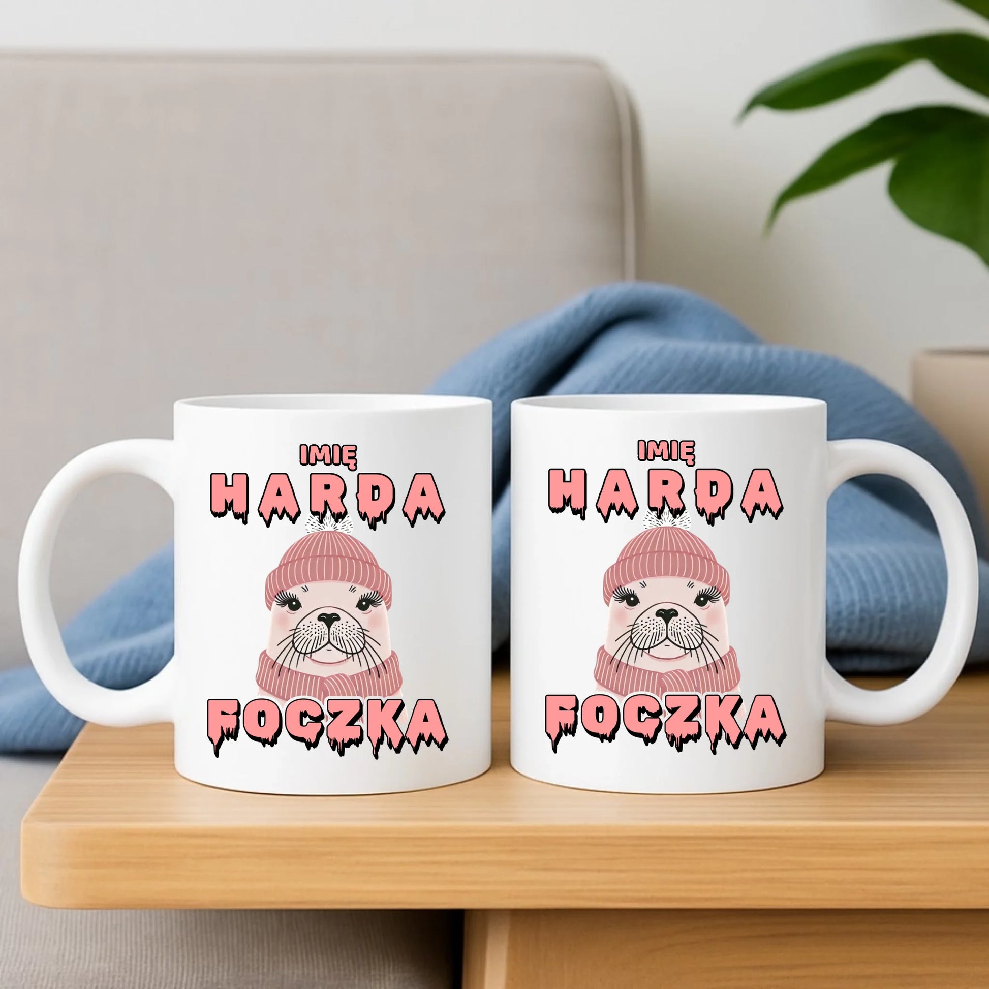 Kubek - prezent dla morsa - Harda foczka - personalizowany HM05 - StoryCups.pl