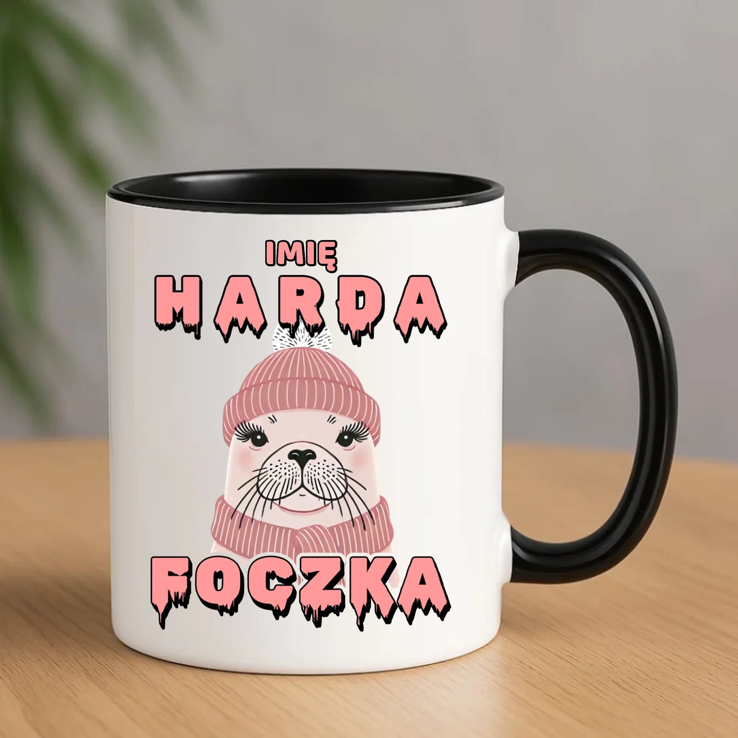 Kubek - prezent dla morsa - Harda foczka - personalizowany HM05 - StoryCups.pl
