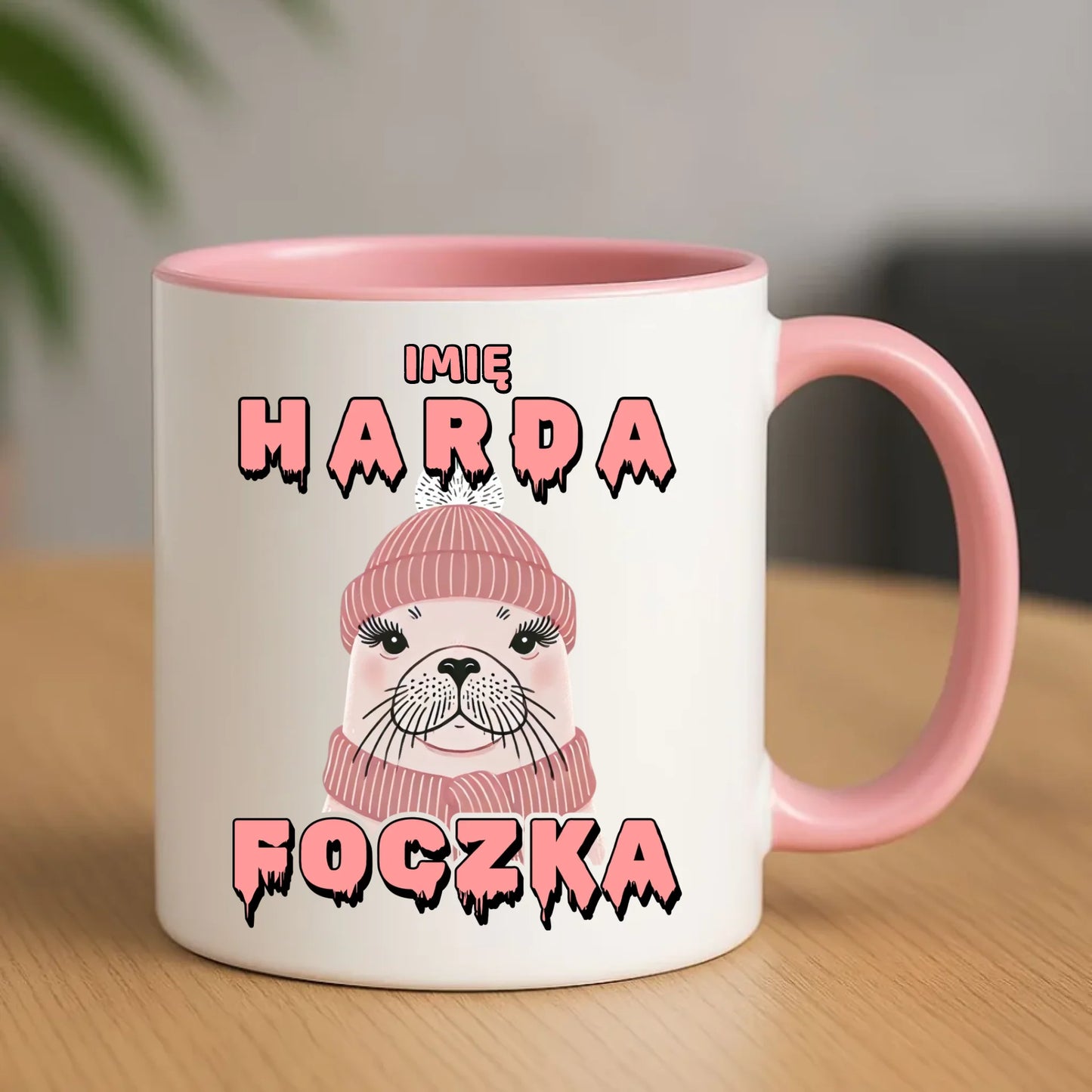 Kubek - prezent dla morsa - Harda foczka - personalizowany HM05 - StoryCups.pl