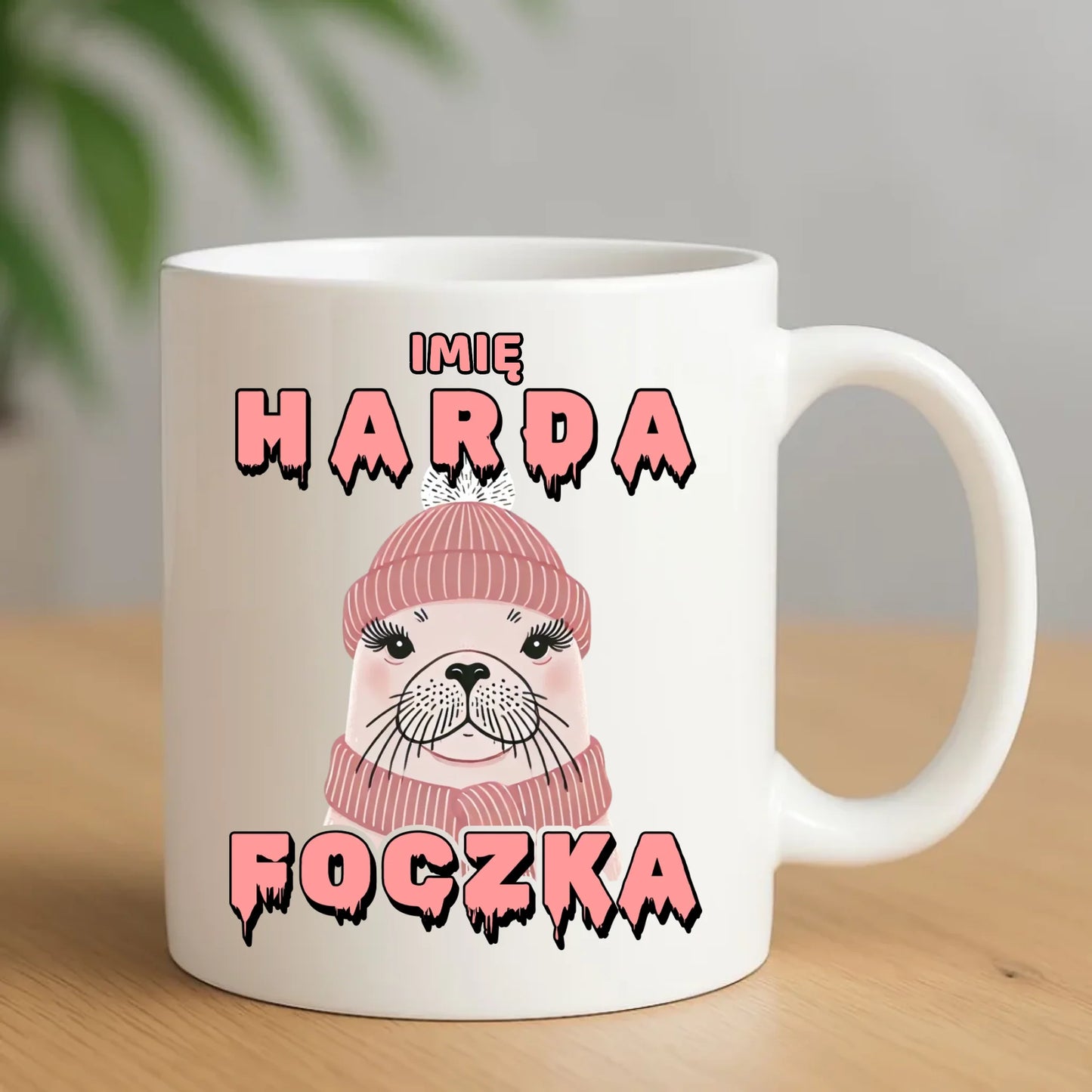 Kubek - prezent dla morsa - Harda foczka - personalizowany HM05 - StoryCups.pl