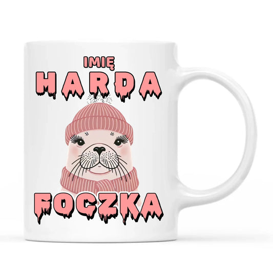 Kubek - prezent dla morsa - Harda foczka - personalizowany HM05 - StoryCups.pl