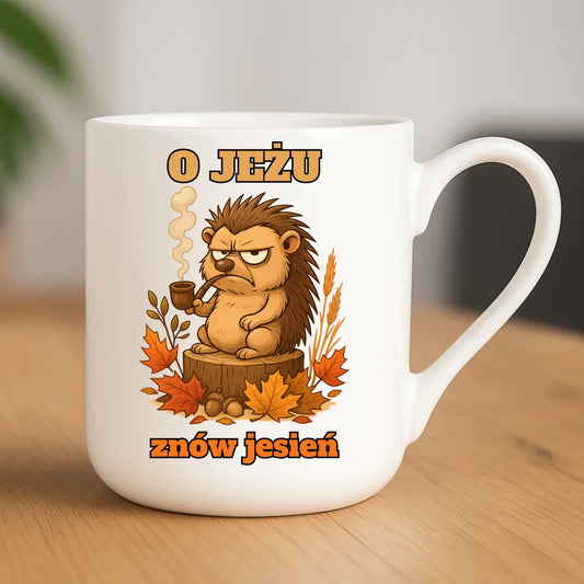 Kubek elegant jesienny - O jeżu znów jesień JS20 - StoryCups.pl