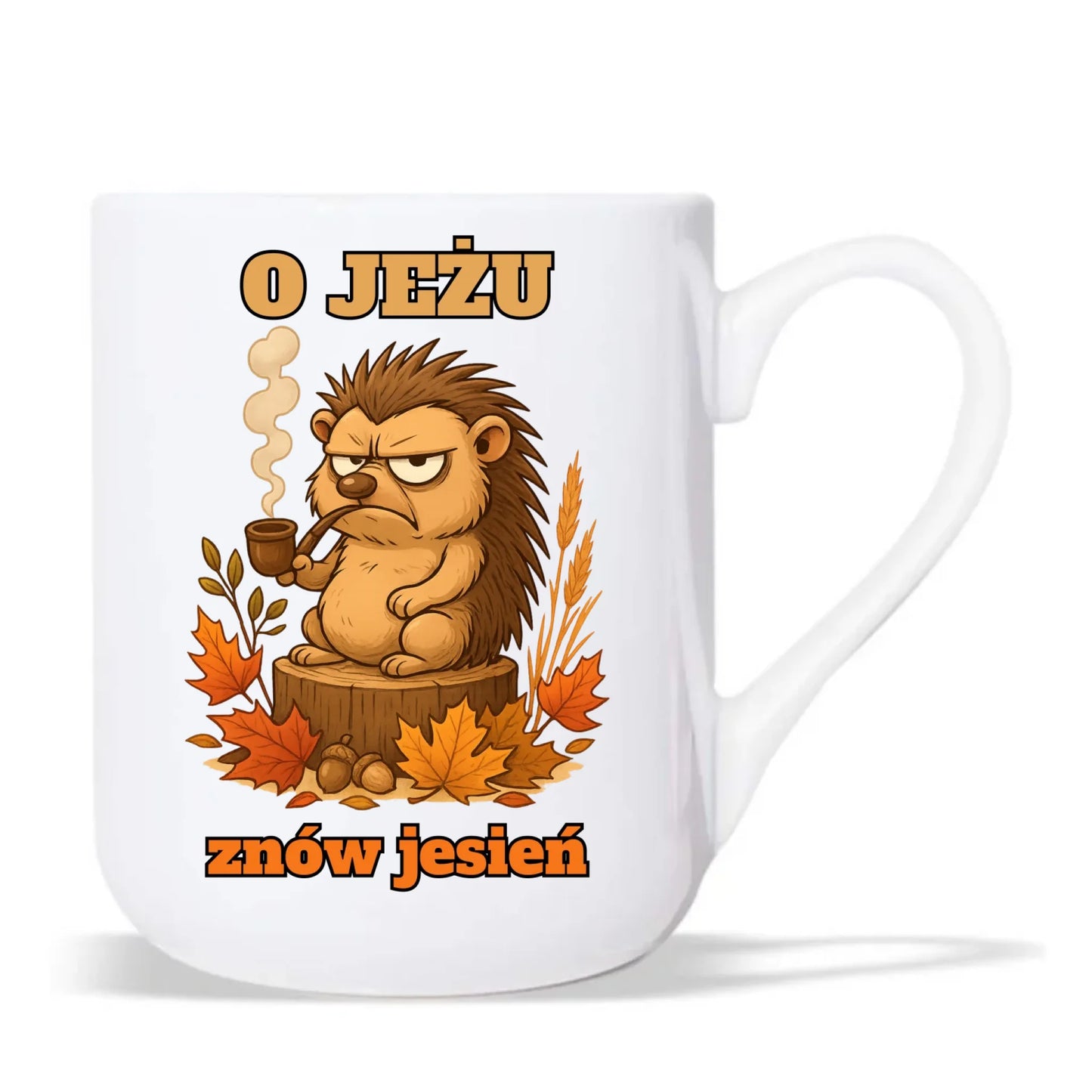 Kubek elegant jesienny - O jeżu znów jesień JS20 - StoryCups.pl