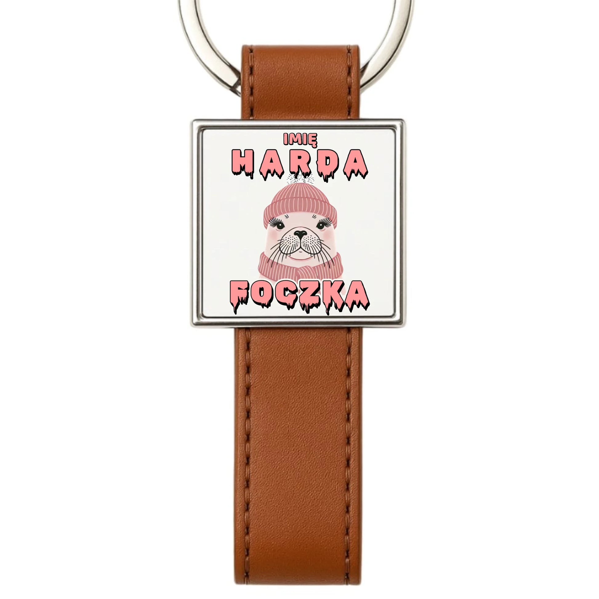 Brelok - prezent dla morsa - Harda foczka - personalizowany HM05 - StoryCups.pl