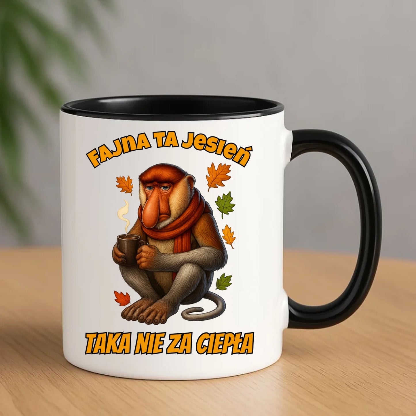 Kubek jesienny - Janusz Nosacz - Fajna ta jesień, taka nie za ciepła JS21 - StoryCups.pl