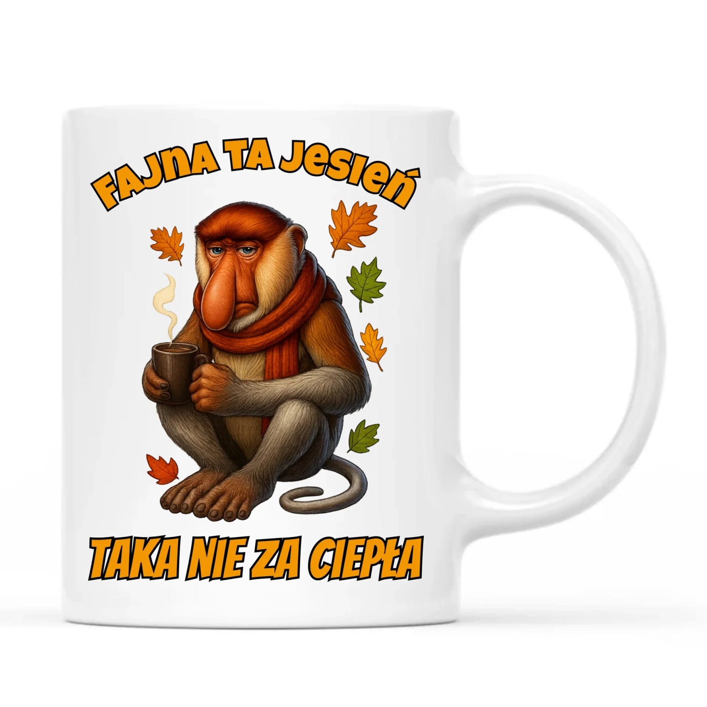 Kubek jesienny - Janusz Nosacz - Fajna ta jesień, taka nie za ciepła JS21 - StoryCups.pl