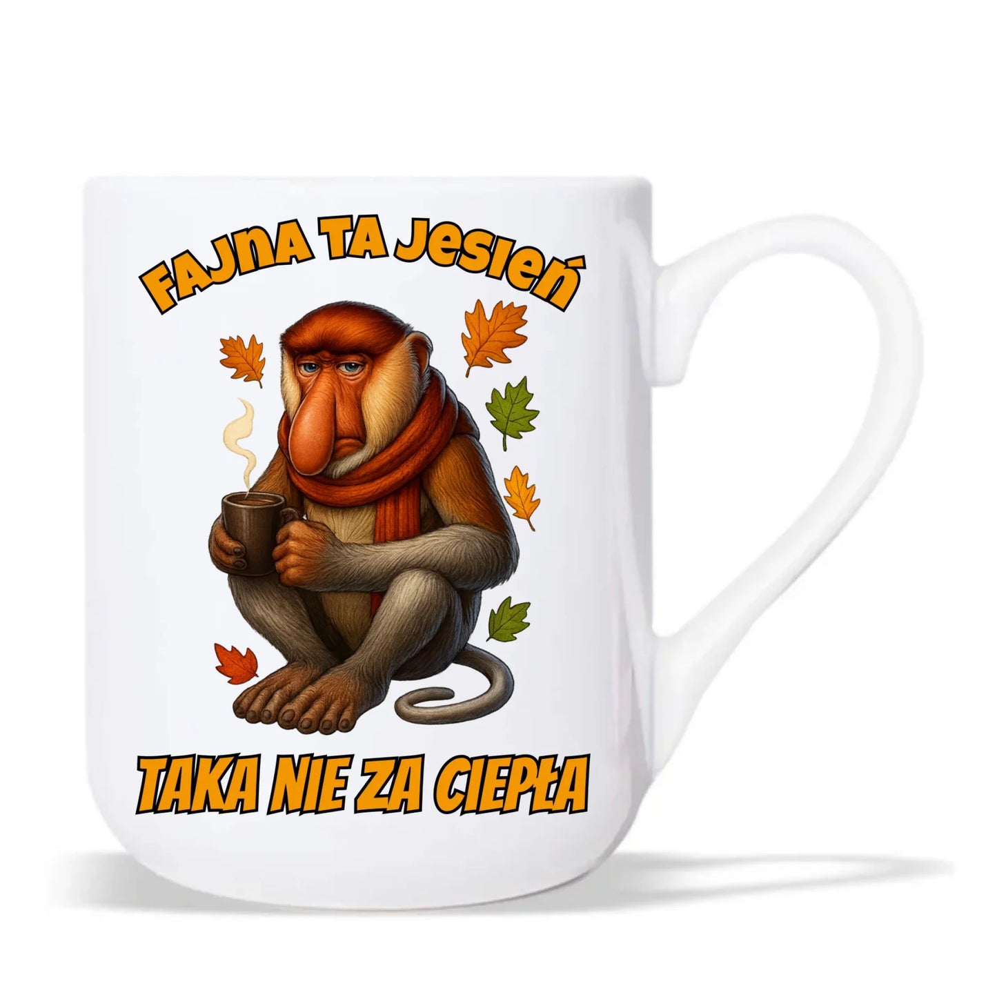 Kubek elegant jesienny - Janusz Nosacz - Fajna ta jesień, taka nie za ciepła JS21 - StoryCups.pl