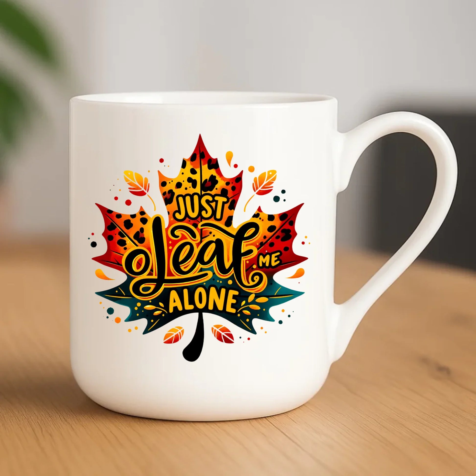 Kubek elegant jesienny - Just leaf me alone JS22 - StoryCups.pl