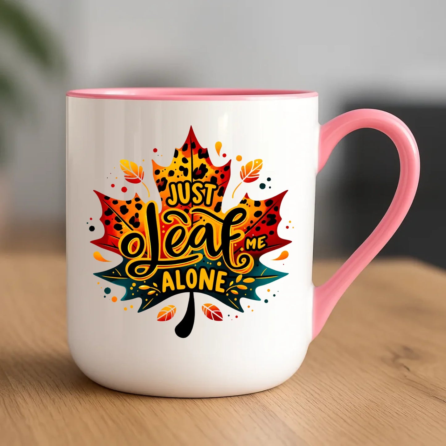 Kubek elegant jesienny - Just leaf me alone JS22 - StoryCups.pl