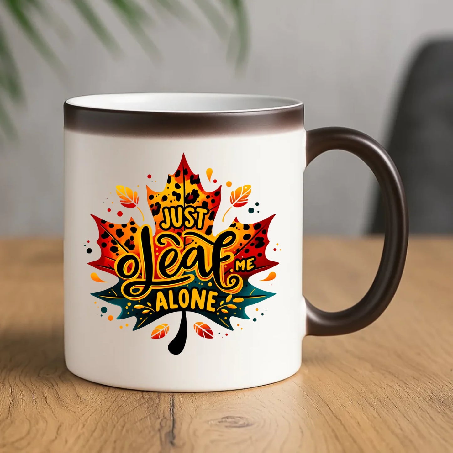 Kubek magiczny jesienny - Just leaf me alone JS22 - StoryCups.pl