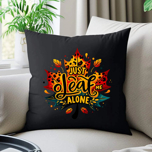 Poduszka dekoracyjna jesienna - Just leaf me alone JS22