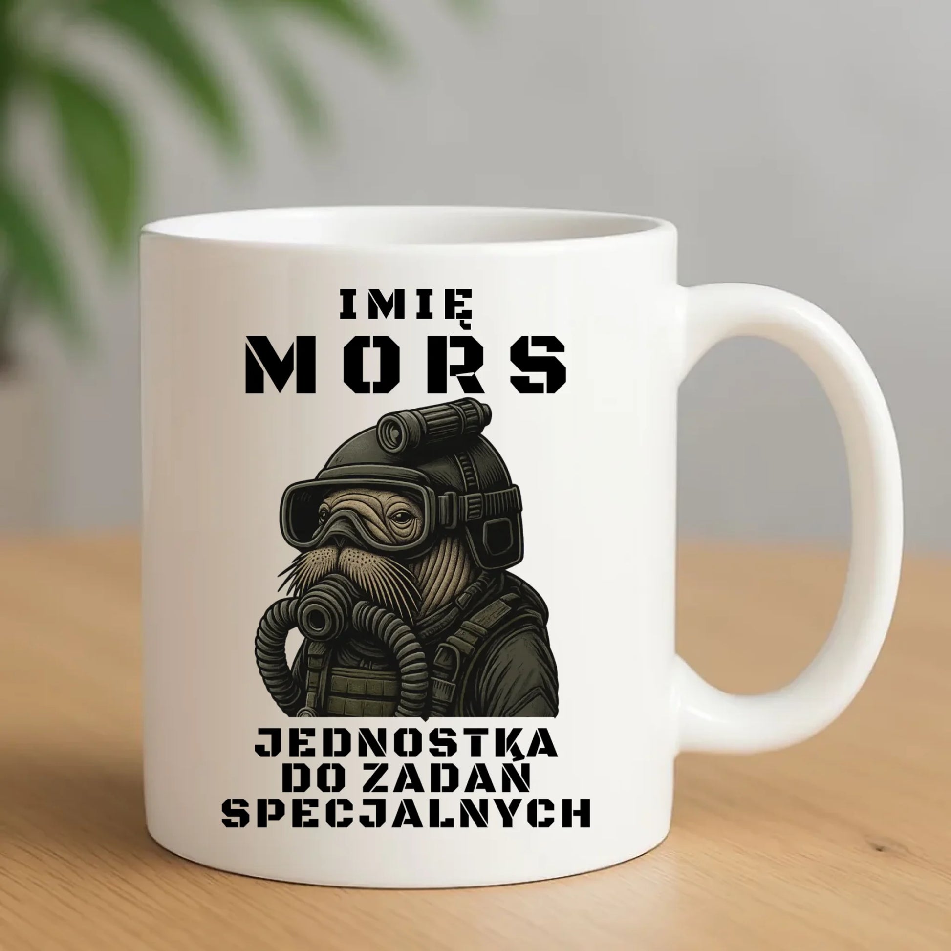 Kubek - prezent dla morsa - Mors do zadań specjalnych - personalizowany HM07 - StoryCups.pl