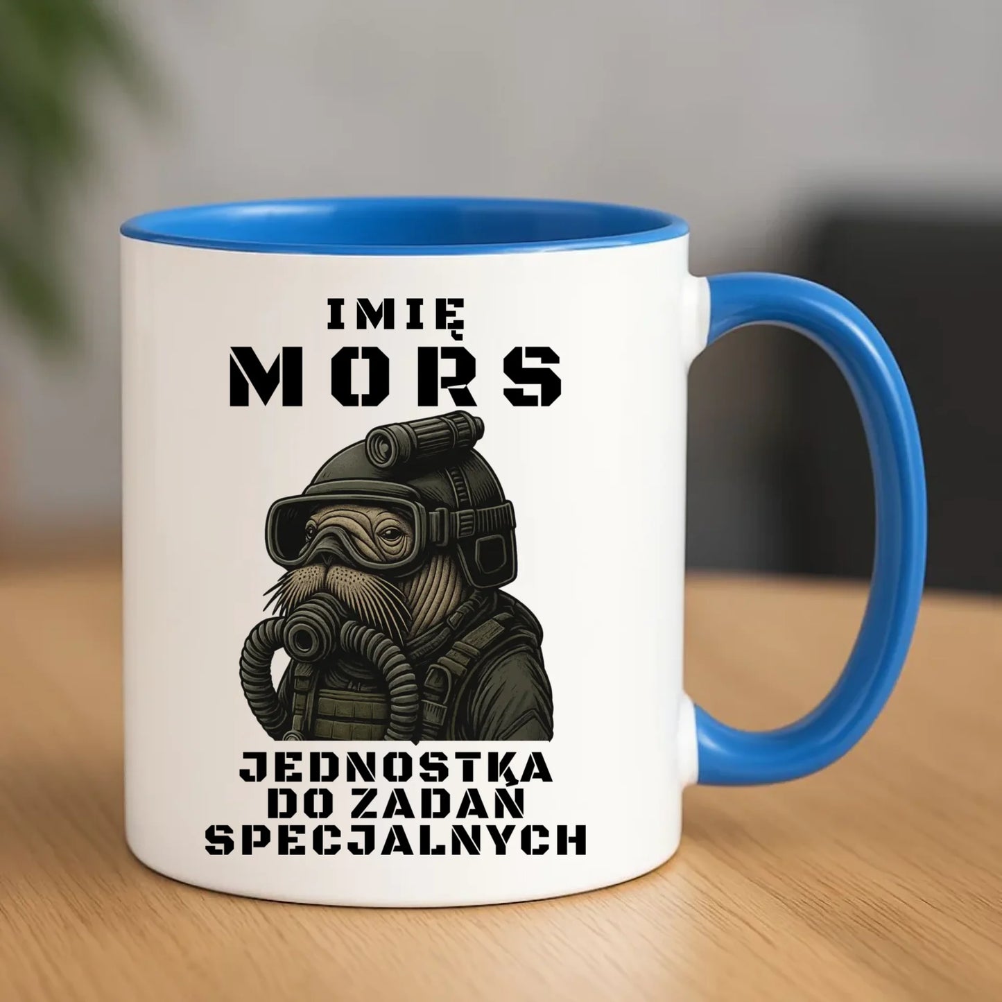 Kubek - prezent dla morsa - Mors do zadań specjalnych - personalizowany HM07 - StoryCups.pl