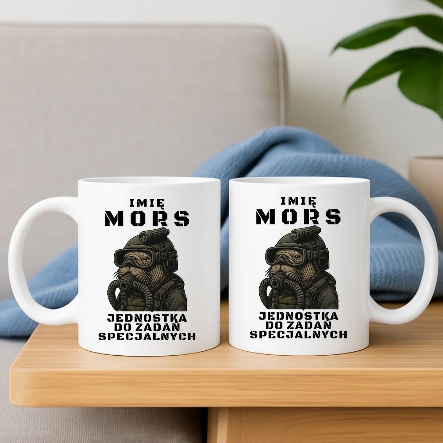 Kubek - prezent dla morsa - Mors do zadań specjalnych - personalizowany HM07 - StoryCups.pl