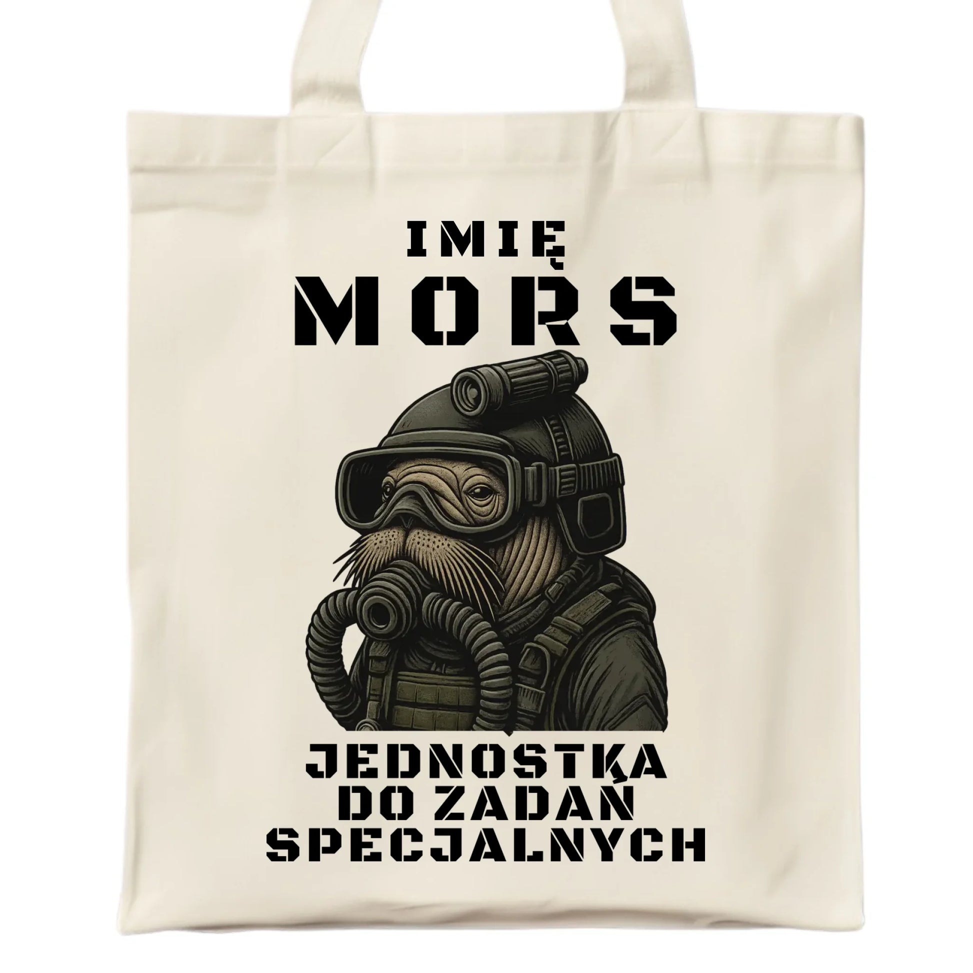 Torba - prezent dla morsa - Mors do zadań specjalnych - personalizowana HM07 - StoryCups.pl