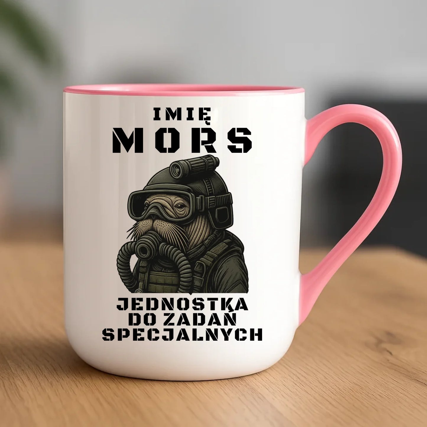 Kubek elegant - prezent dla morsa - Mors do zadań specjalnych - personalizowany HM07 - StoryCups.pl