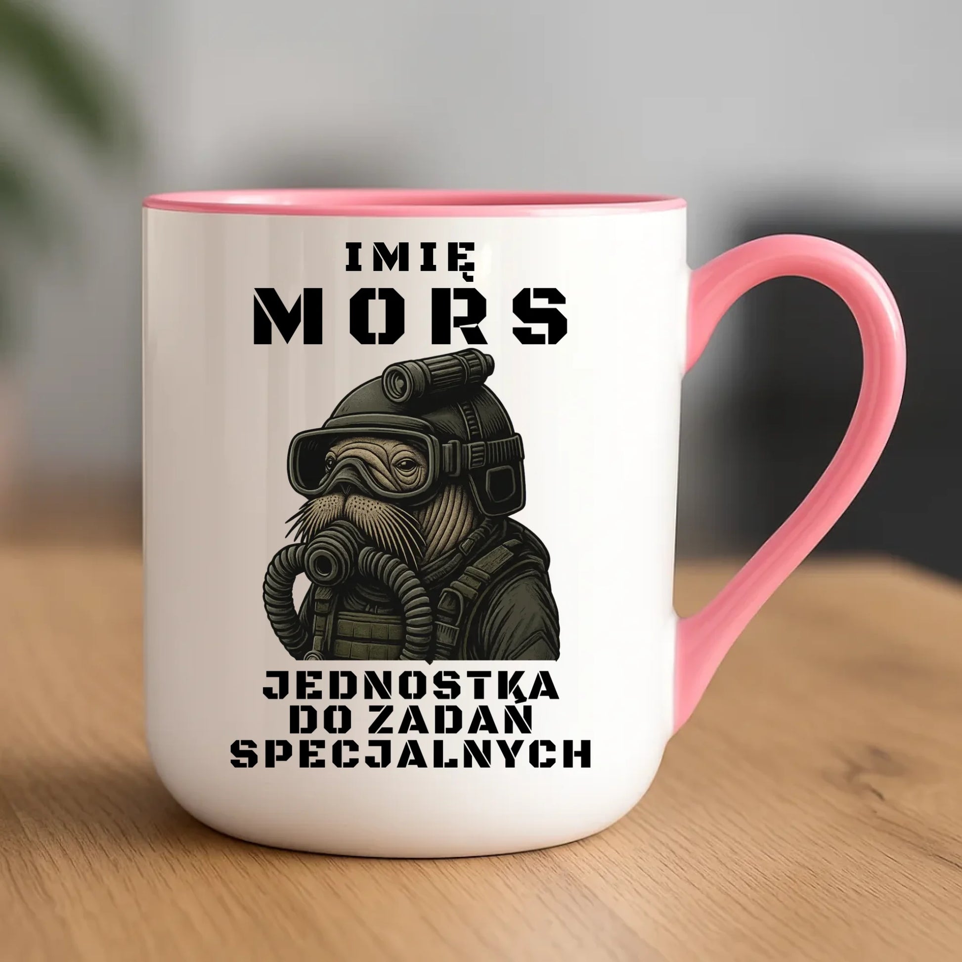 Kubek elegant - prezent dla morsa - Mors do zadań specjalnych - personalizowany HM07 - StoryCups.pl