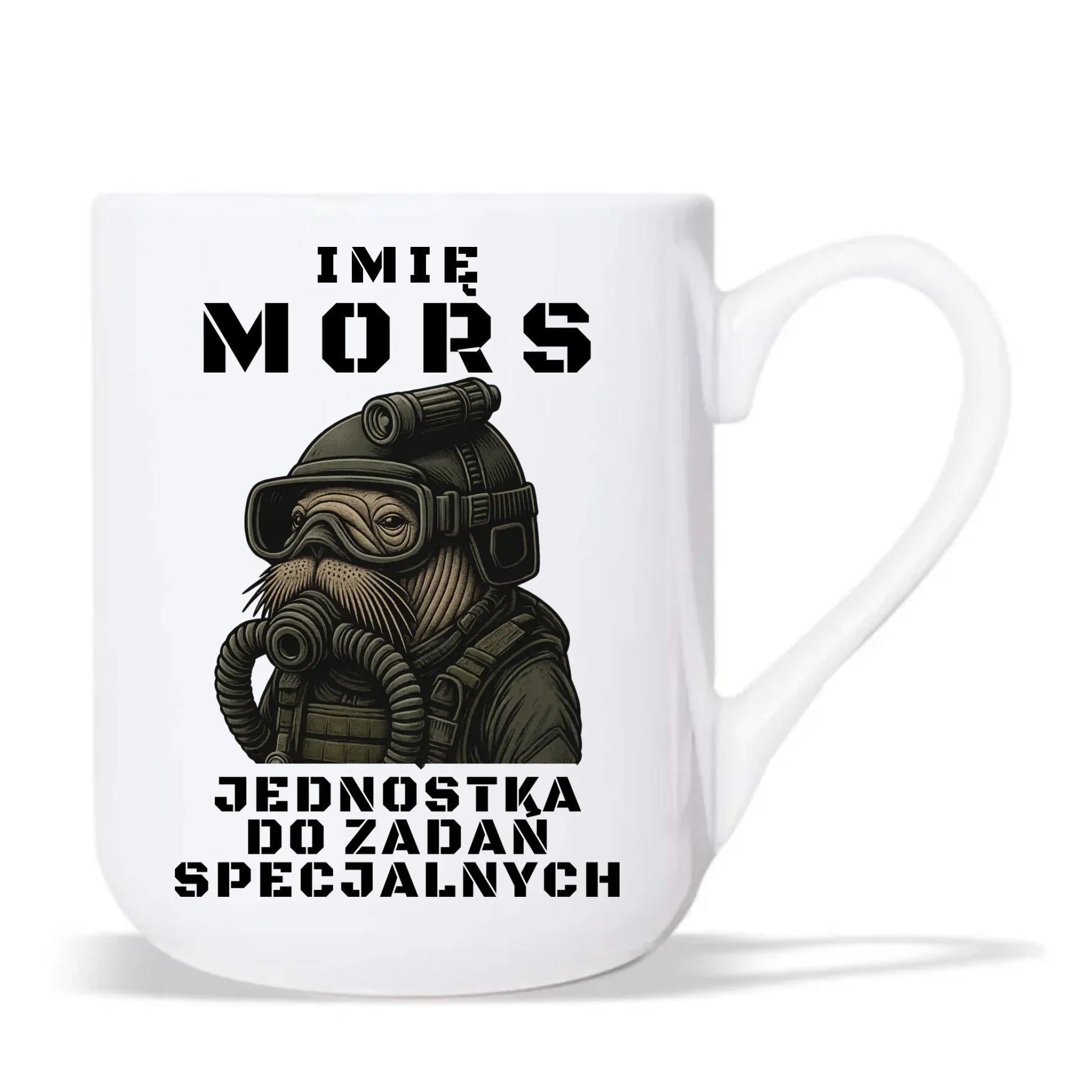 Kubek elegant - prezent dla morsa - Mors do zadań specjalnych - personalizowany HM07 - StoryCups.pl