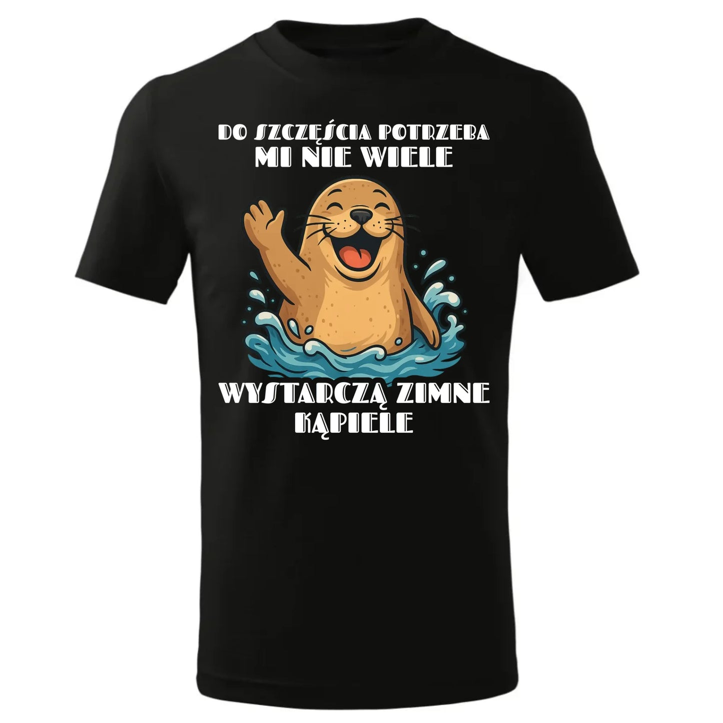 Koszulka dziecięca - prezent dla morsa - Do szczęścia potrzeba mi nie wiele HM06 - StoryCups.pl