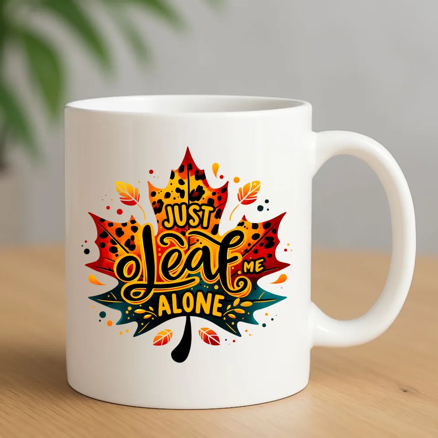 Kubek jesienny - Just leaf me alone JS22 - StoryCups.pl