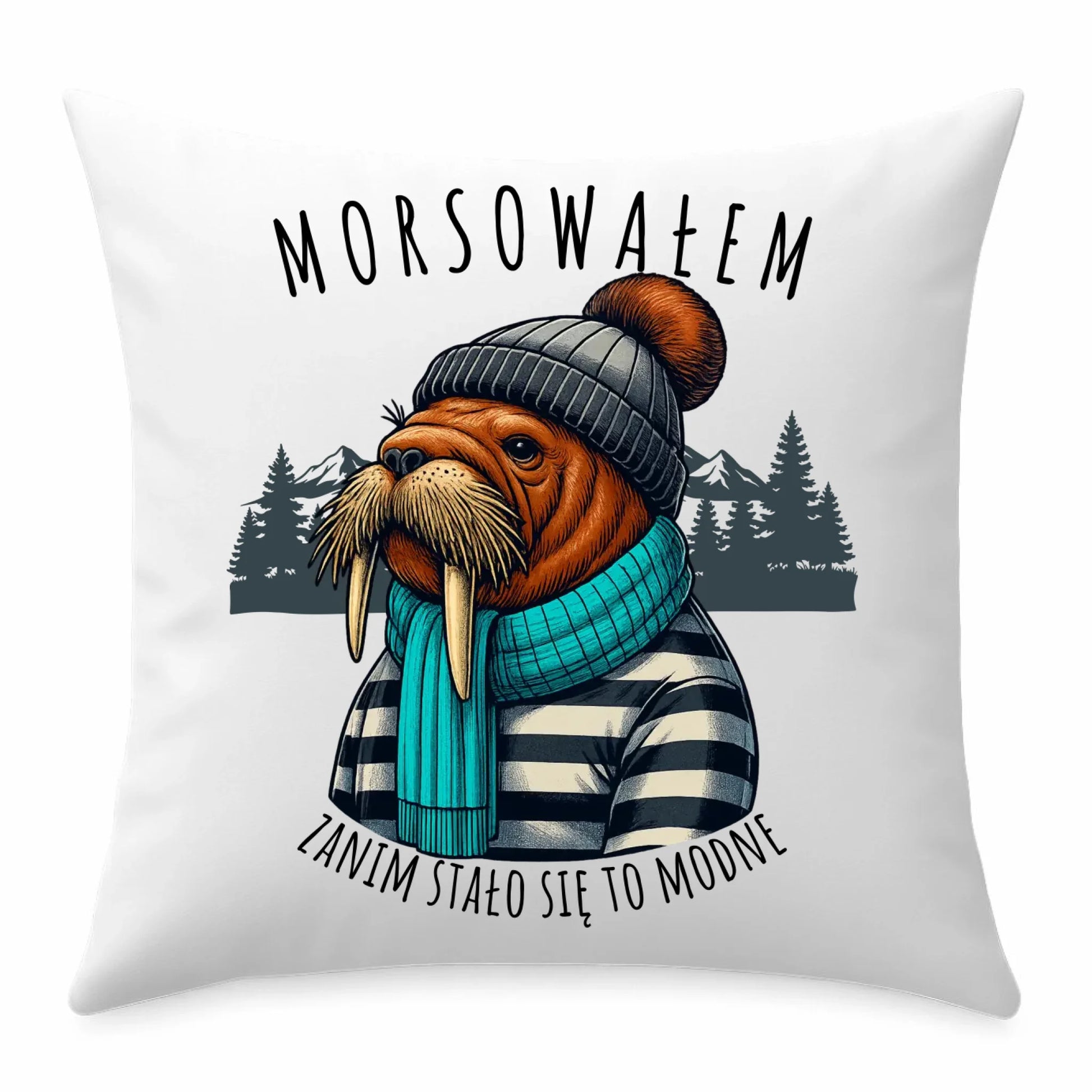 Poduszka - prezent dla morsa - Morsowałem zanim stało się to modne - Mors HM08 - StoryCups.pl