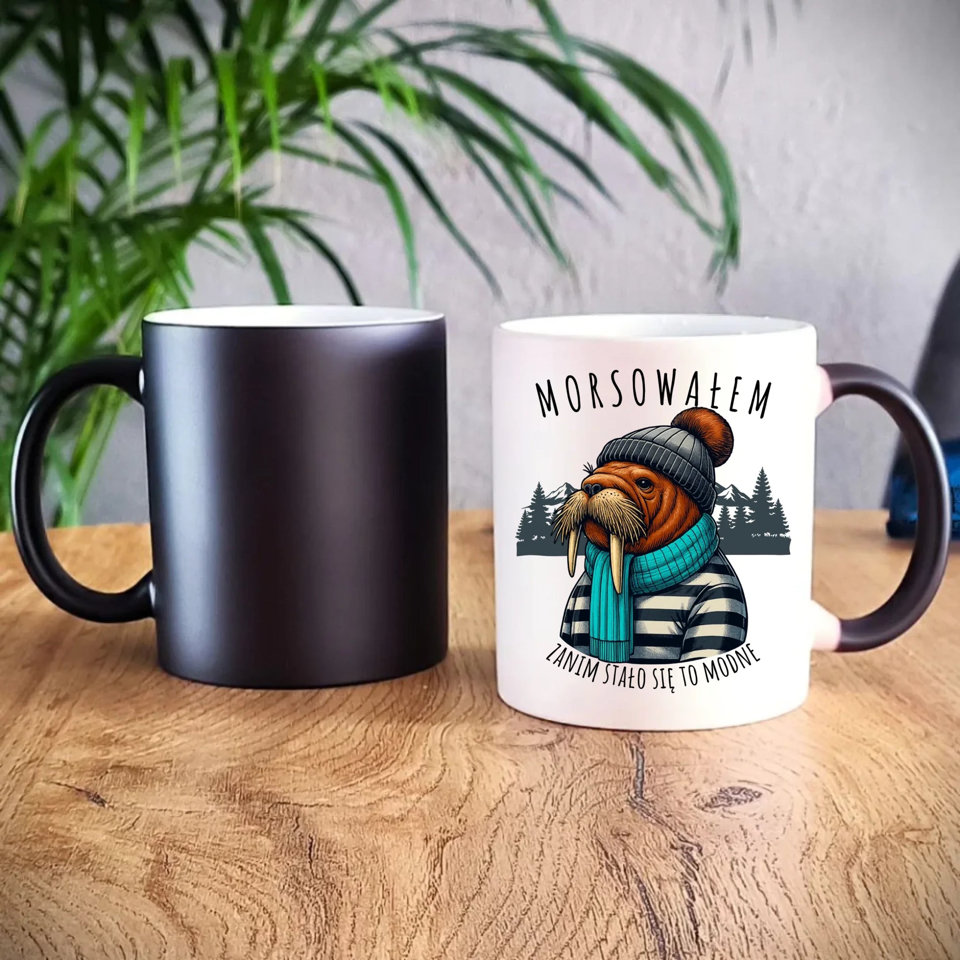 Kubek magiczny - prezent dla morsa - Morsowałem zanim stało się to modne - Mors HM08 - StoryCups.pl