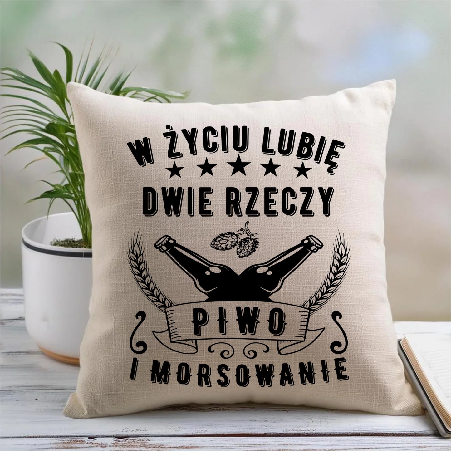 Poduszka - prezent dla morsa - Piwo i morsowanie - Mors HM09 - StoryCups.pl