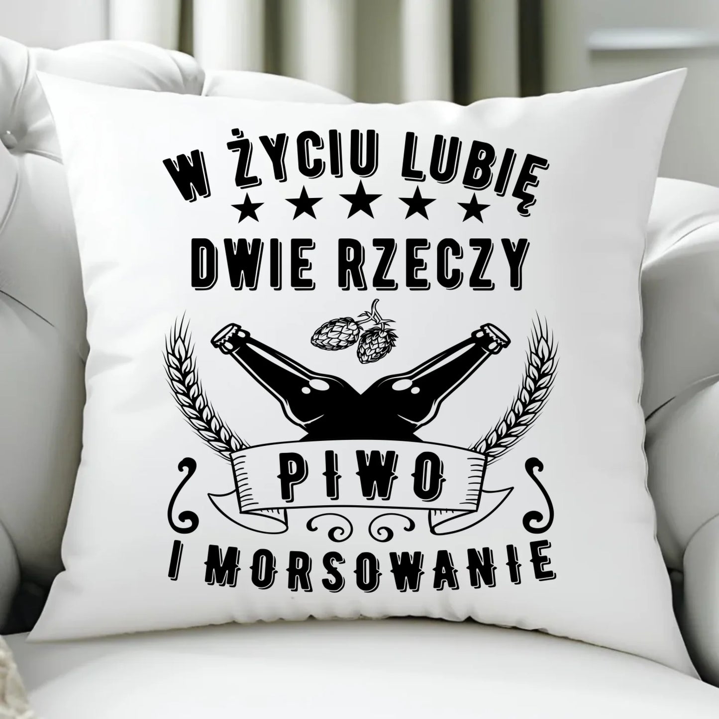 Poduszka - prezent dla morsa - Piwo i morsowanie - Mors HM09 - StoryCups.pl
