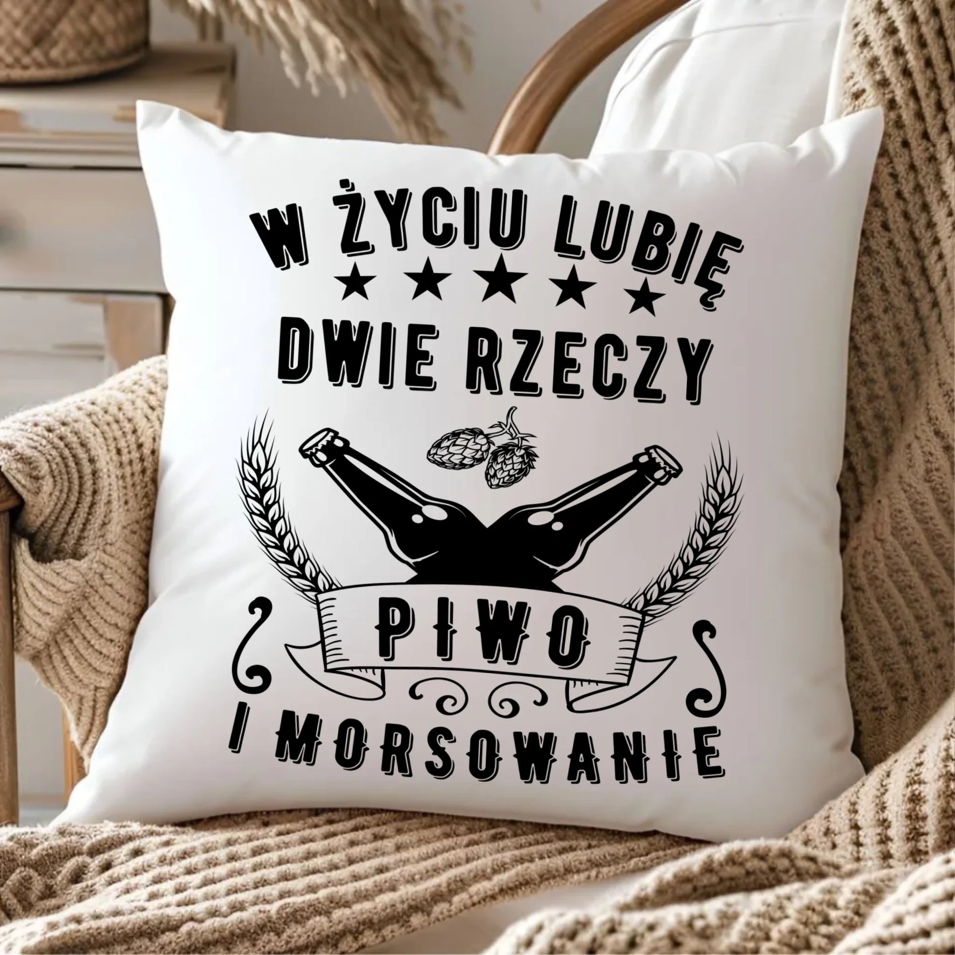 Poduszka - prezent dla morsa - Piwo i morsowanie - Mors HM09 - StoryCups.pl