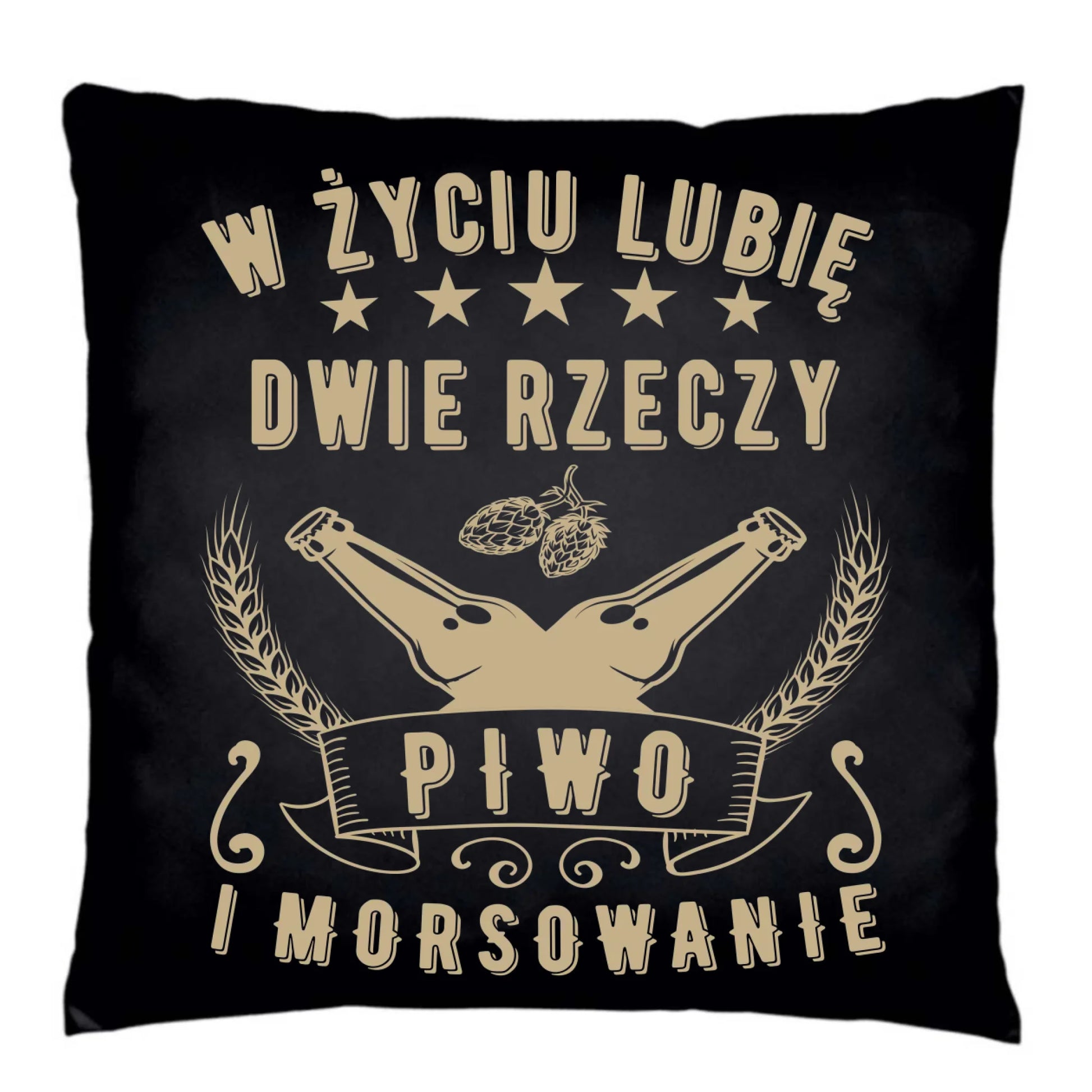 Poduszka dekoracyjna - prezent dla morsa - Piwo i morsowanie - Mors HM09 - StoryCups.pl