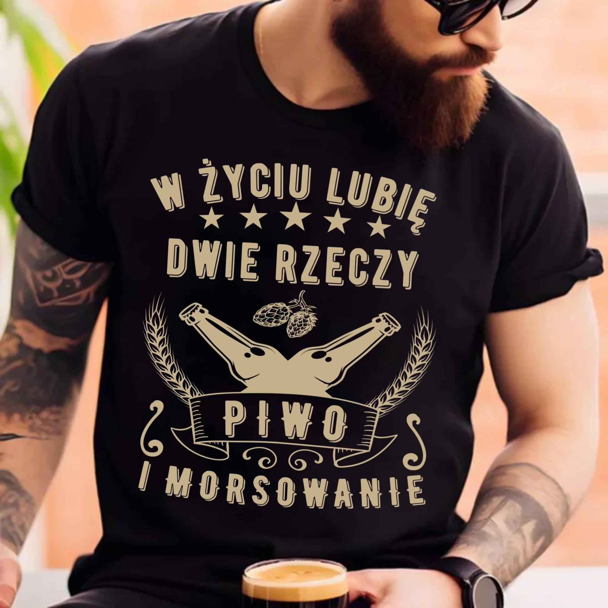 Koszulka męska - prezent dla morsa - Piwo i morsowanie - Mors HM09 - StoryCups.pl