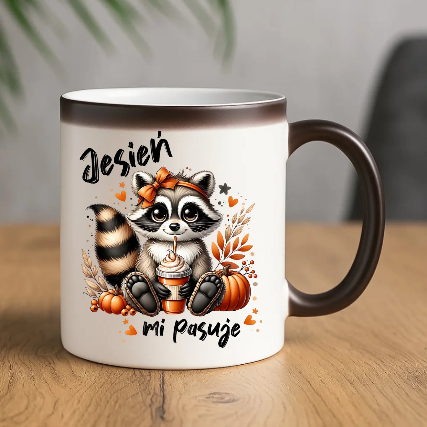 Kubek magiczny jesienny - Jesień mi pasuje JS25 - StoryCups.pl