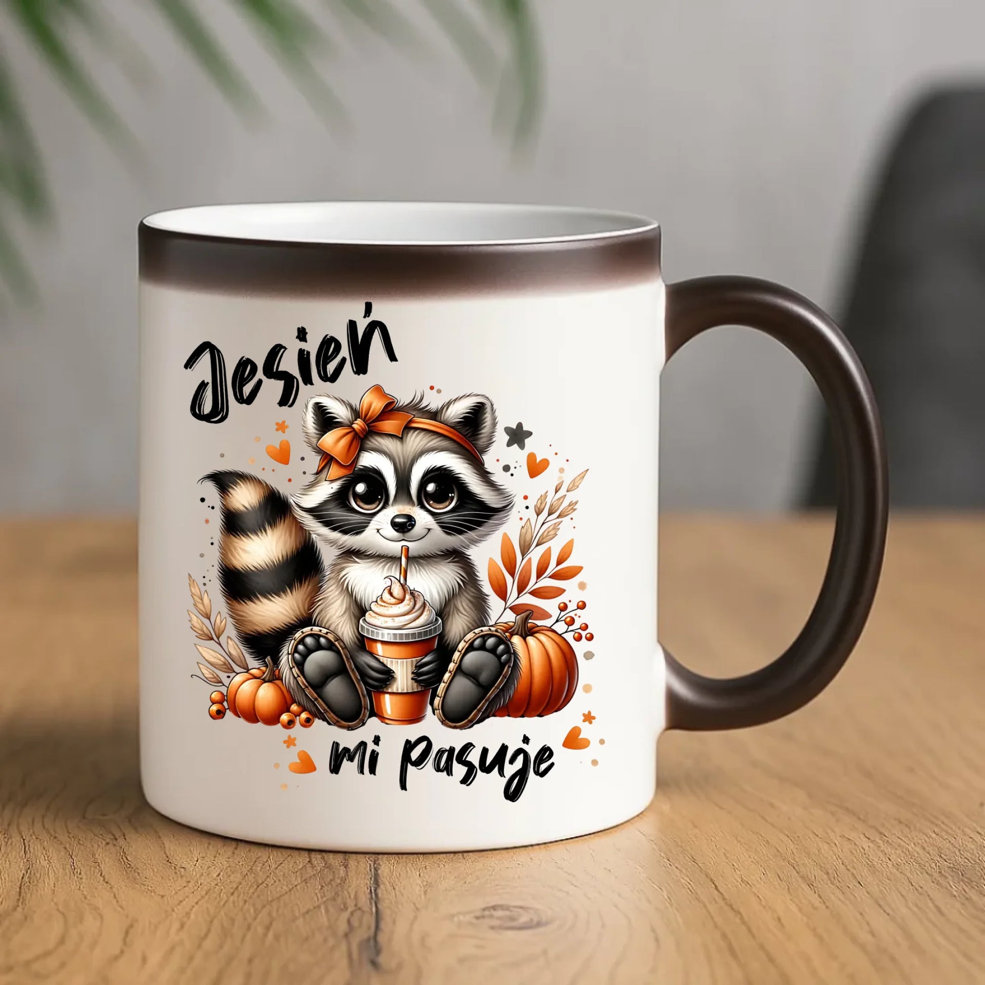 Kubek magiczny jesienny - Jesień mi pasuje JS25 - StoryCups.pl