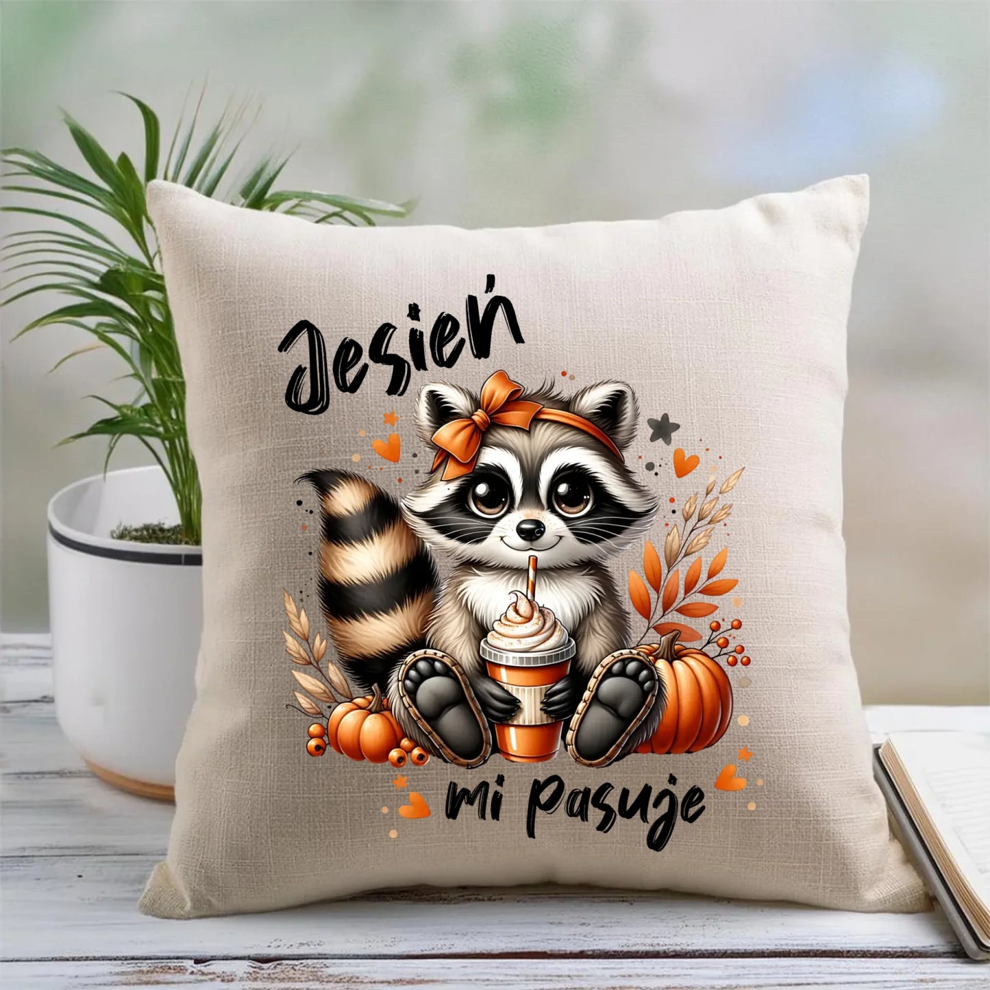 Poduszka jesienna - Jesień mi pasuje JS25 - StoryCups.pl