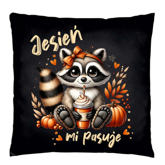 Poduszka dekoracyjna jesienna - Jesień mi pasuje JS25