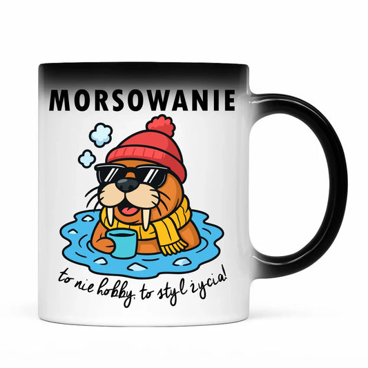 Kubek magiczny - prezent dla morsa - Morsowanie to styl życia HM10 - StoryCups.pl