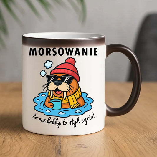 Kubek magiczny - prezent dla morsa - Morsowanie to styl życia HM10 - StoryCups.pl