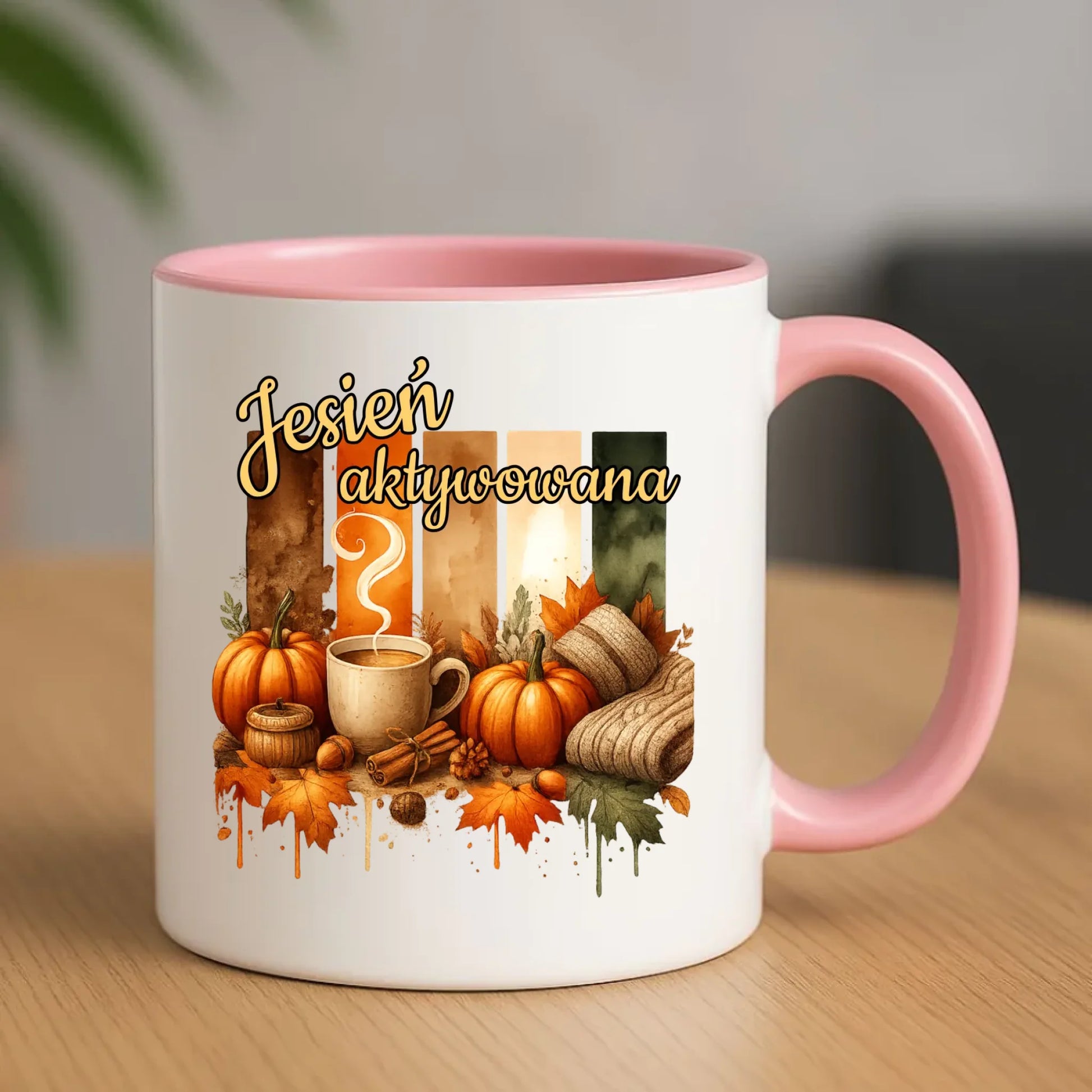 Kubek jesienny - Jesień aktywowana JS26 - StoryCups.pl